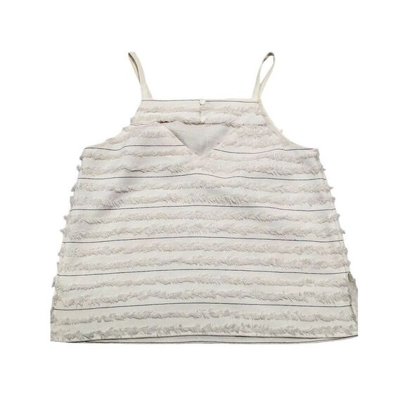 Anthropologie Maeve Quinn cream fringe US 8 - Picture 7 of 9